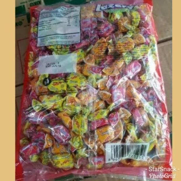 

(Allthebest) Lazery Yogurt permen sak aneka buah 425gr isi 170 butir