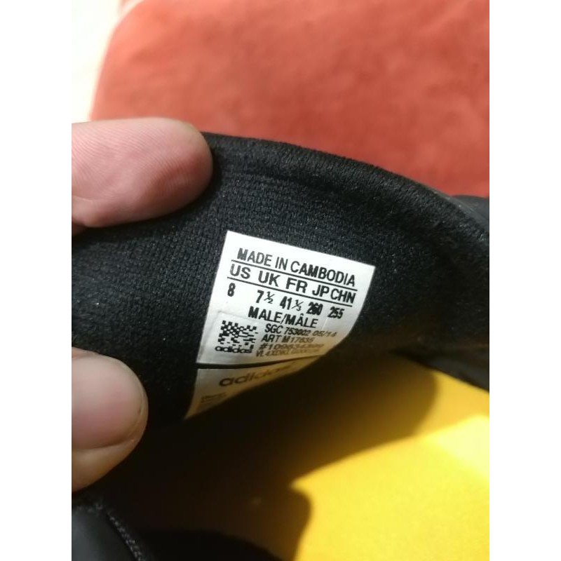 sepatu adidas predator Tf ori size 41 1/3 second