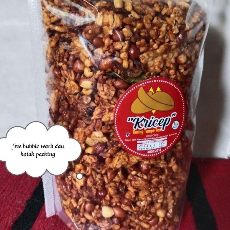 

Kering Tempe Teri Kacang Pedas Manis 1Kg Terbaru