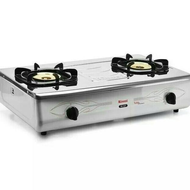 Kompor Gas Rinnai 2 Tungku Turbo Api Besar