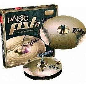 PAISTE CYMBAL PST-8 REFLECTOR CAJON SET ( 12" HIHAT & 16" CRASH ) ORIGINAL DAN TERPERCAYA