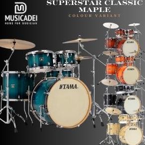 DRUM AKUSTIK / ACOUSTIC DRUM TAMA CL52KRS SUPERSTAR CLASSIC MAPLE 5-PIECE DRUM SHELL KIT ORIGINAL DA