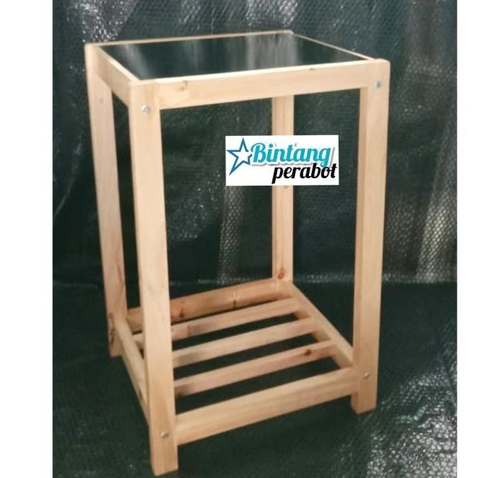 Meja Dispenser - Rak Dispenser - Meja Kompor - Meja Kayu Serbaguna