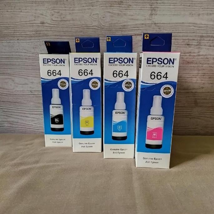 Tinta Epson 664 1 Set / Warna -For L110,L120,L310,L360,L385 Printer Co