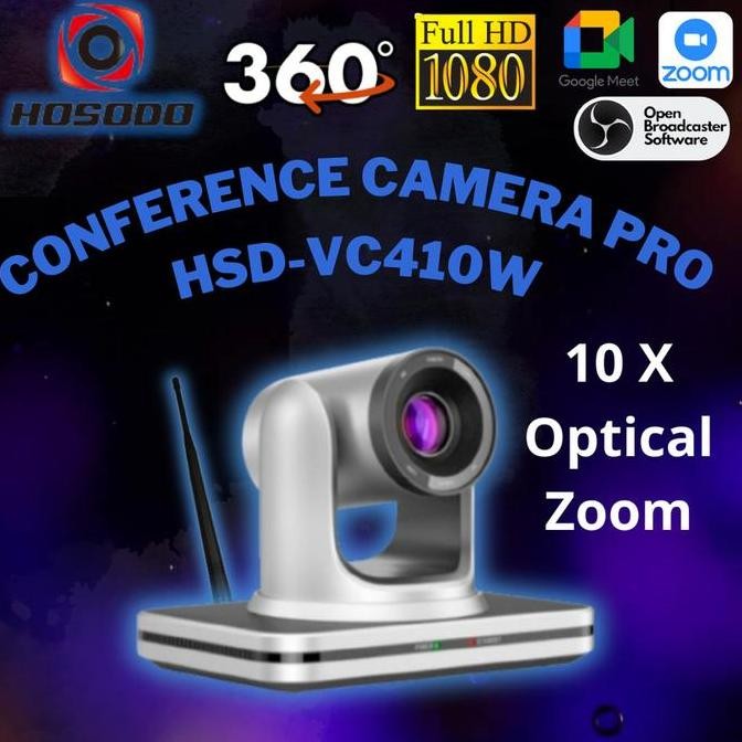 Webcam Hosodo Ptz Camera Hsd-Vc410W Optical Zoom Co