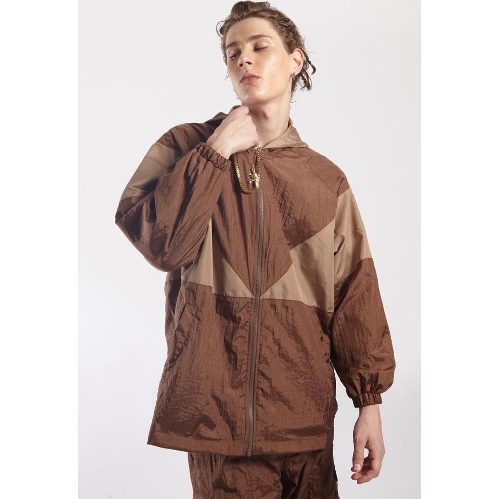 Sale Ocwa Venturo Waterproof Brown Cream Jacket