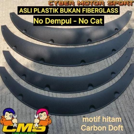 Lips fender motif carbon universal. lips spakbor mobil. list fender Best Original