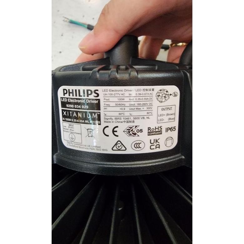 Terlaris Lampu Ufo High Bay Led 100 Wat White Terang Outdoor Merk Audalux Tapi Pakai Driver Philips