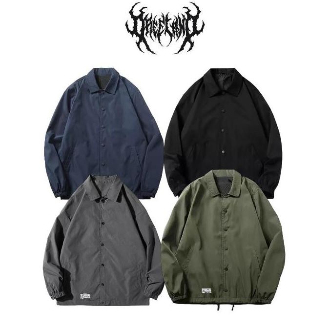 Grosir Dreeland Jacket Coach Bigsize Navy Blue