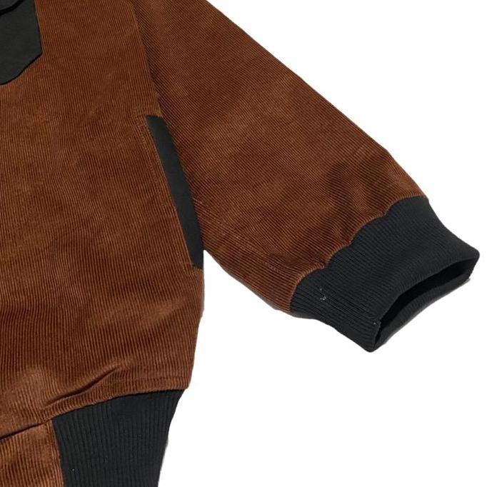 Sale Jaket Corduroy Pria Jumbo Fatgoods Cotton Corduray Coklat Bata