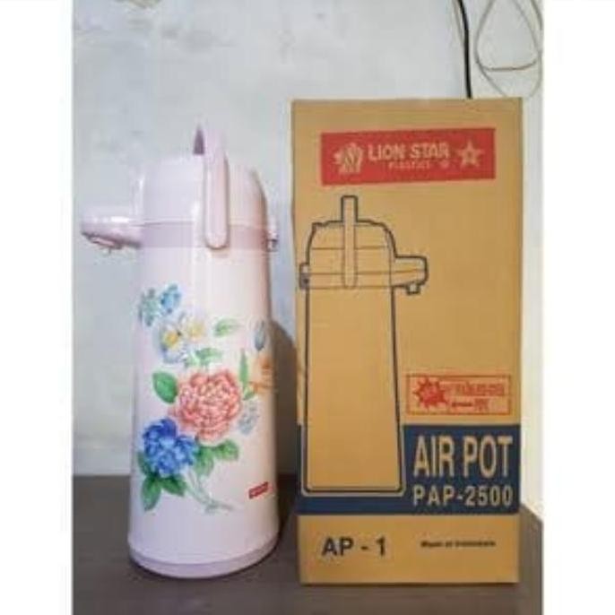 Siap Kirim Termos Air Panas 2.5L Lion Star PAP2500 AP-1 Pompa Air Pot Besar