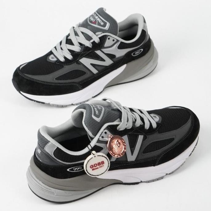 Murah Nb 990V6 Balance 990V6 Made In Usa Black Grey White Authentic