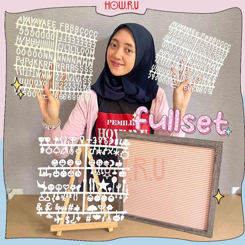 

New - HOW.R.U | SET Letter Board New Born / Papan Nama Biodata Bayi / Hospital Board / Dekorasi Rumah Cafe ,.