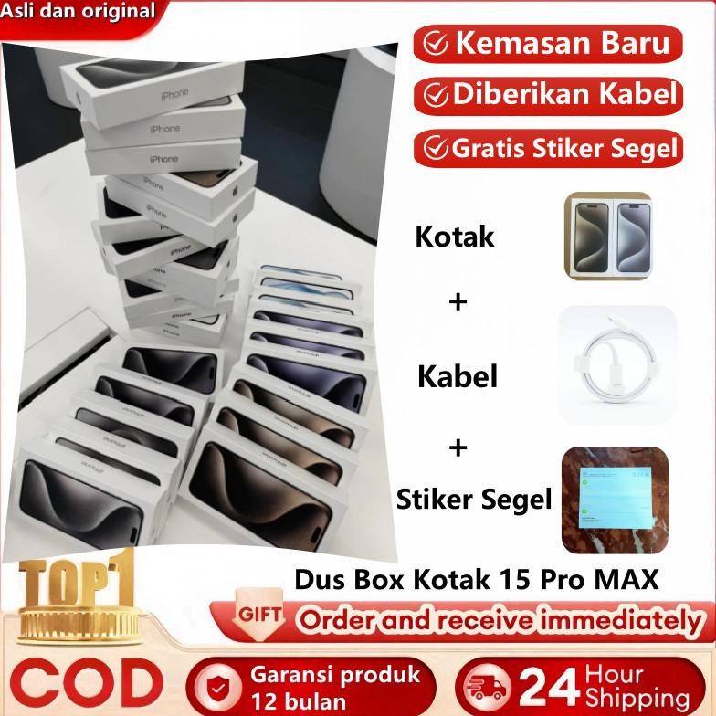 

Grosir Dus Box Kotak 14 Pro / 15 Pro Max Baru + Kabel Data - Stok Banyak Tersedia aSt