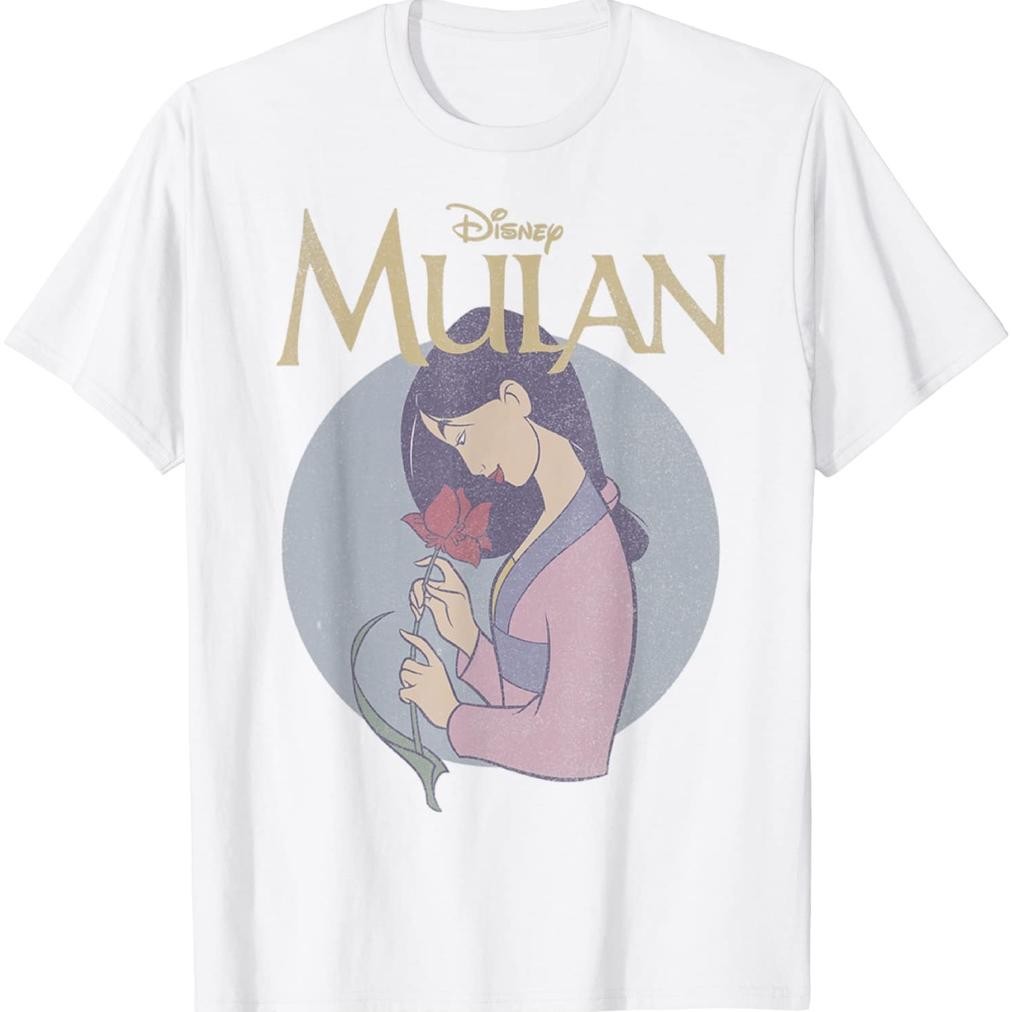 Kaos Disney Mulan Vintage Style Profile T-Shirt Unisex