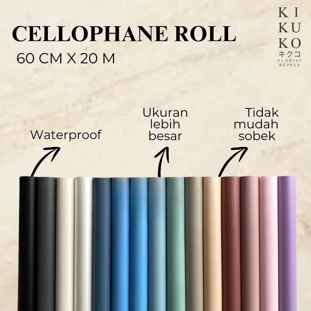 

Wrapping Paper / Kertas Bunga - Cellophane 57m X 20m aSt