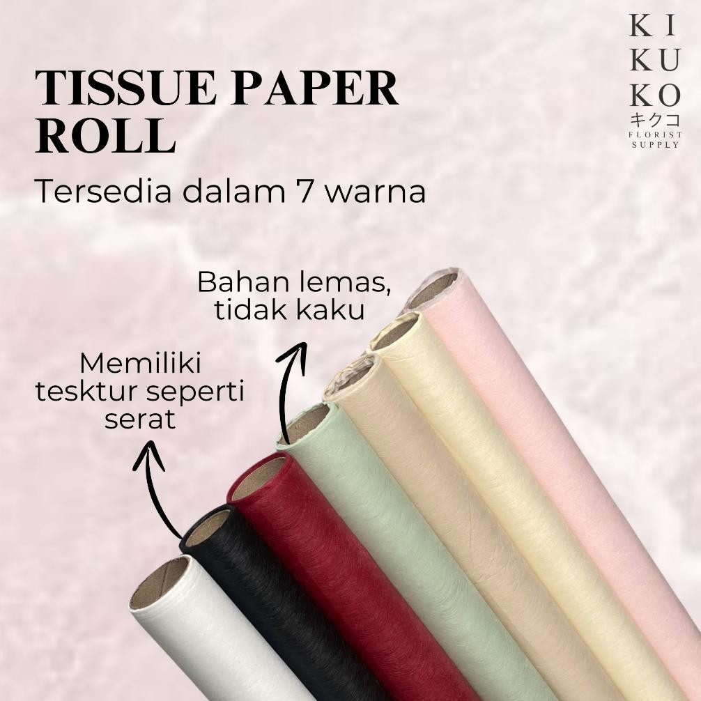 

Wrapping Korean Tissue Paper - Roll 60x10 M - Kertas Korea aSt