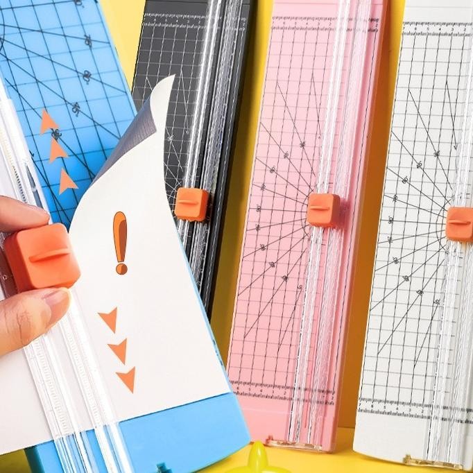 

A4 R Cutter Pemotong Kertas Portable A4 Refill Blade Alat Pemotong Kertas Hvs R Cutter Trimmer A4