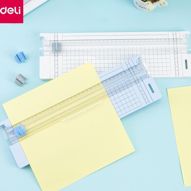 

Deli Small R Trimmer Portable Pemotong Kertas Kecil A4 A5 Trimmer Photo Cutter Mat 14251