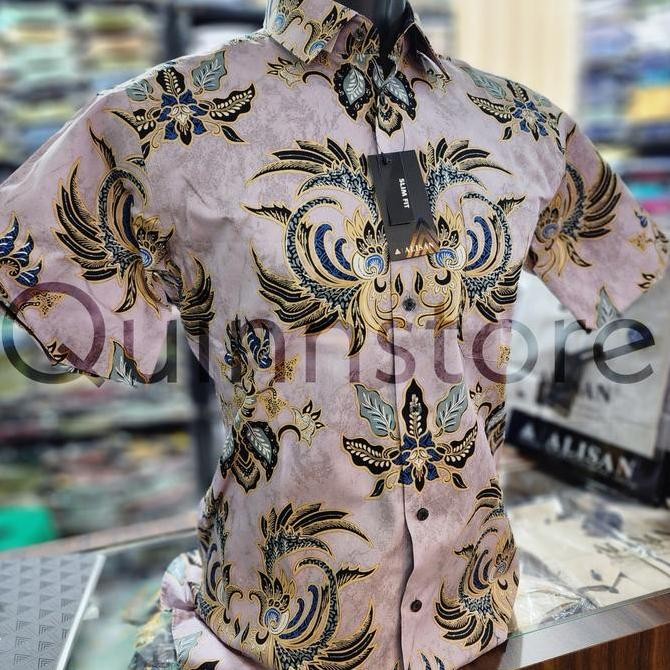 ALISAN KEMEJA BATIK LENGAN PENDEK - SLIM FIT