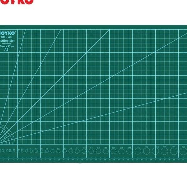 

Joyko Cutting Mat Alas Potong Kertas Joyko Cma3 Alas Cutter Ukuran A3 45Cm X 30Cm