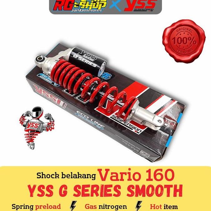 Promo shock YSS tabung G series smooth 340mm Vario 160 original thailand COD