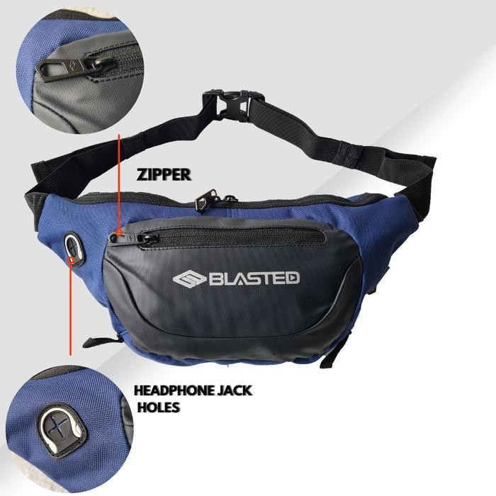 Ut Tas Pinggang - Tas Pinggang Pria - Tas Waistbag Blasted - Taskeren
