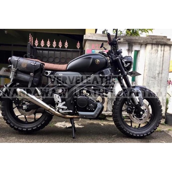 TERBARU - Sidebag yamaha xsr 155 , tas xsr 155 , tas kulit xsr