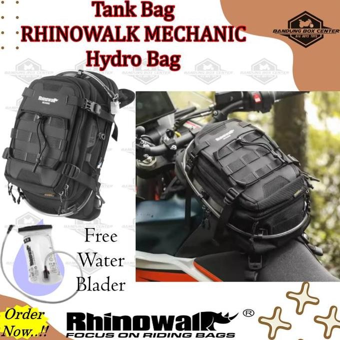 Tank Bag Rhinowalk Mechanic TankBag Hydrobag Rhinowalk Tas Tanki Motor Rhinowalk Water Blader Backpa