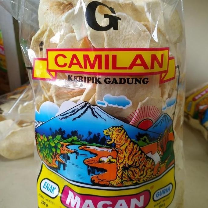 

(Allthebest) Keripik Kerupuk Gadung Cap Macan 250g
