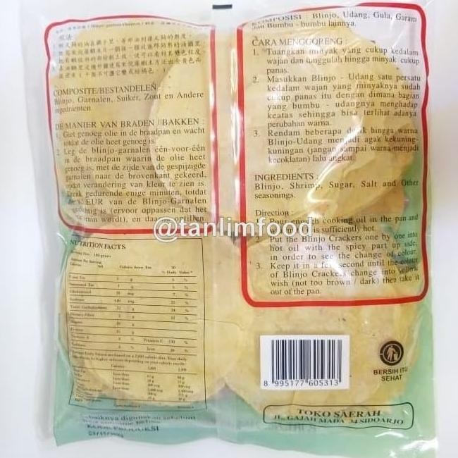 

(Allthebest) Emping Belinjo Udang original Ny Siok