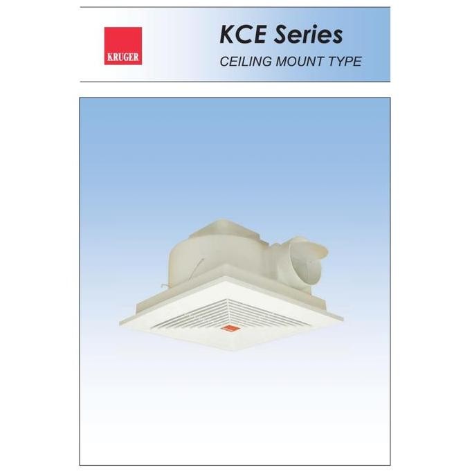 NEW Exhos plafon KRUGER 6,4inc KCE 160X 28watt/1045rpm 50/60hz 220v 1ph