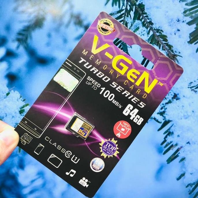 Memory Card Vgen Micro Sd Card V-Gen Original 8Gb 16Gb 32Gb 64Gb 128Gb 256Gb 512Gb Class10 Turbo Cla