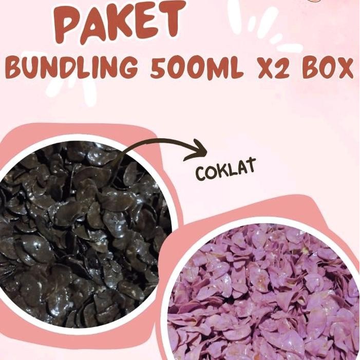 

Ccf Beli 1 Gratis 1 @500Ml X 2 (300Gr) Keripik Pisang Coklat Lumer Bananachoc Kripik Cemilan Cokelat