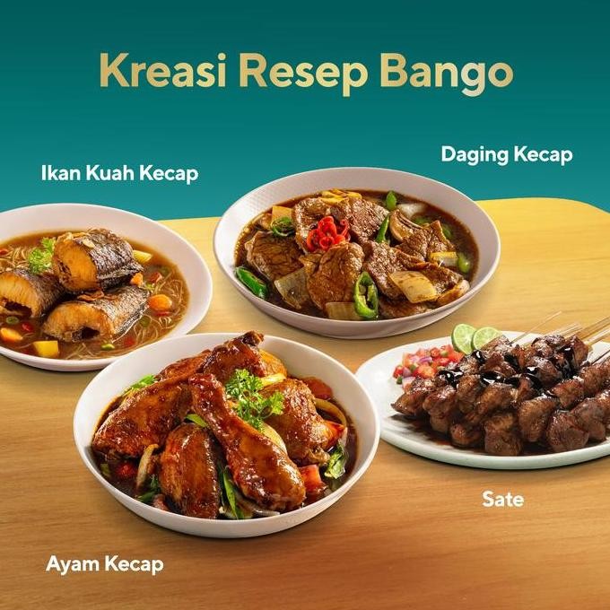 

Promo [Harga Spesial] Bango Kecap Manis 700G Refill Pouch - Isi 6 Ekonomis