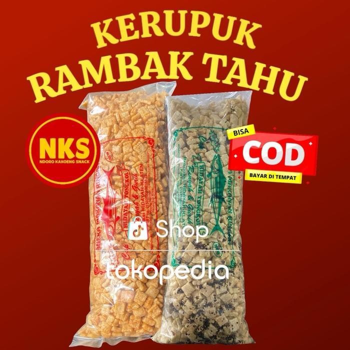 

Ccf Kerupuk Kotak Rambak Tahu /Cemilan Medan 1 Ball (850Gr ) Food Krupuk Cemilan Asin Camilan Snack Pedas Keripik