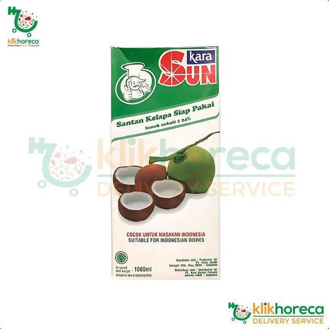 

Promo Santan Kelapa Sun Kara 1 Liter - Santan Cair Asli Siap Pakai
