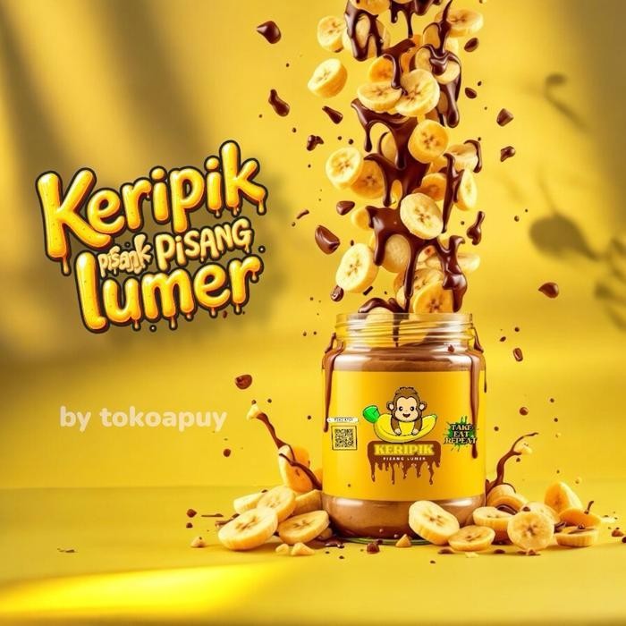 

Ccf Keripik Pisang Lumer Toples 600Ml (220Gram) Kripik Dan Camilan Isi Pisang