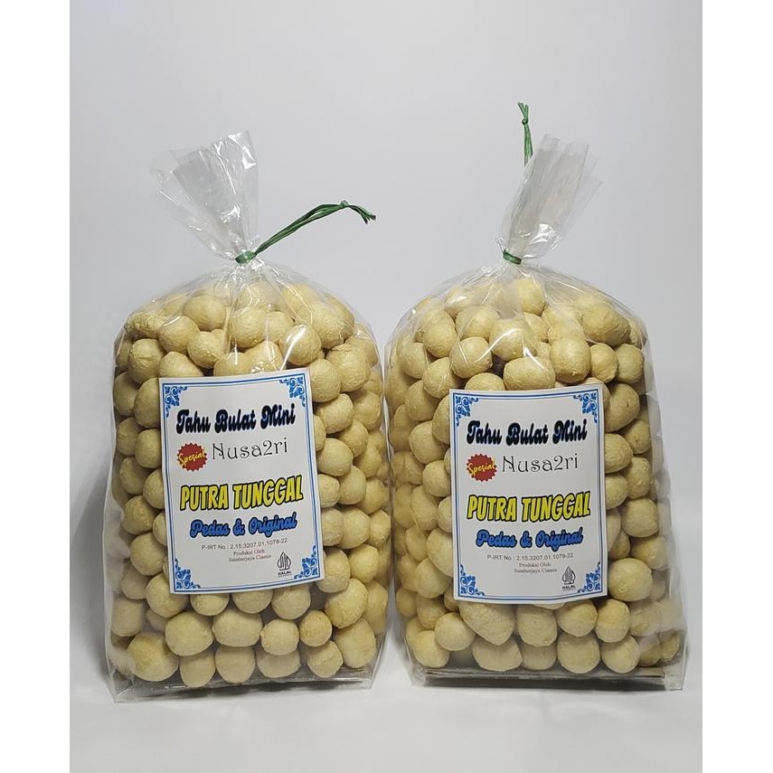 

Ccf Cemilan Tahu Bulat Mini Nusa2Ri Putra Tunggal Kemasan 1/4Kg (250)Gram