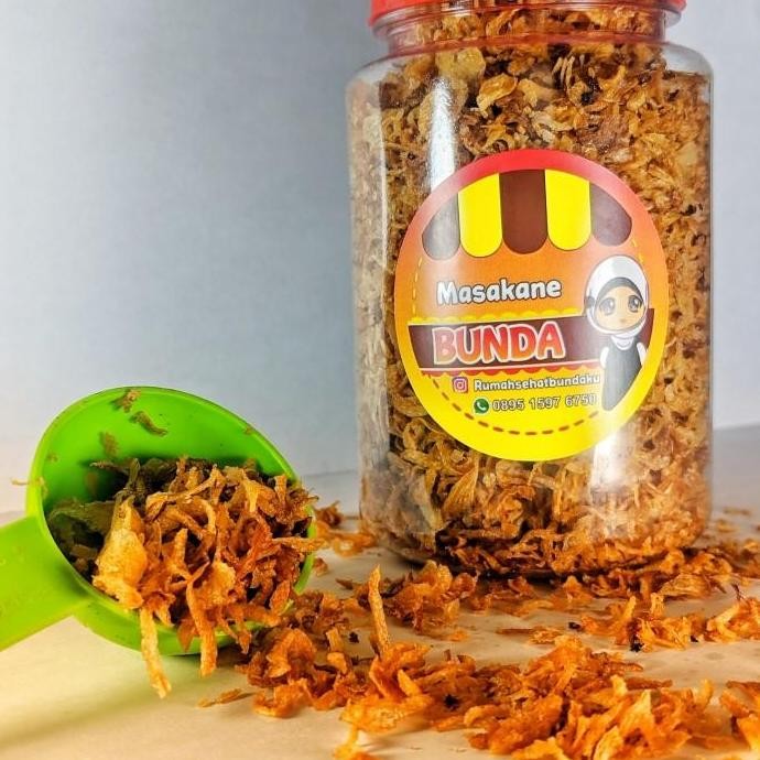 

(Allthebest) Bawang Goreng Premium Masakane Bunda / Brambang Goreng Enak Uk. Besar