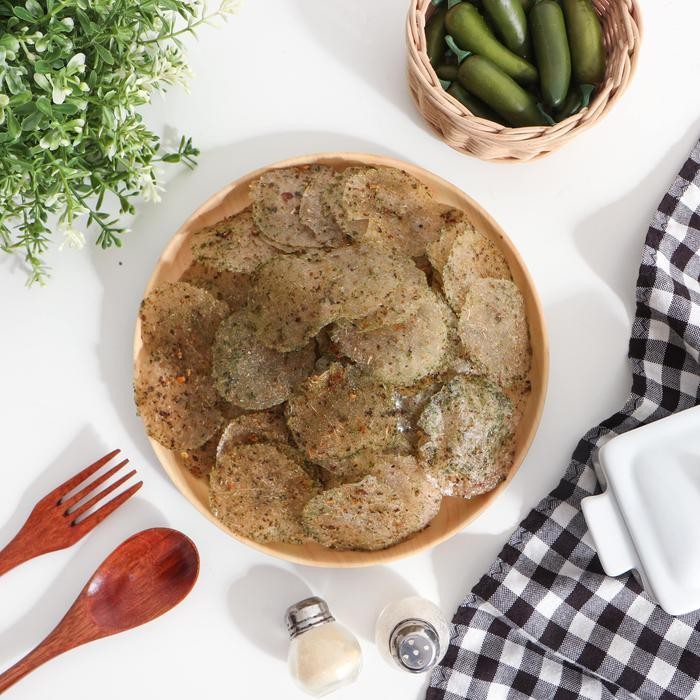 

CCF SAJODO SNACK - KERIPIK KACA CABAI HIJAU PEDAS EXTRA DAUN JERUK