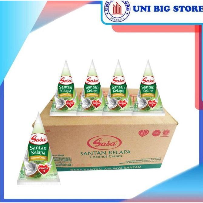

Promo Sasa Santan Cair Instan 65Ml X 32 Pcs Dus Santan Kelapa Shopee