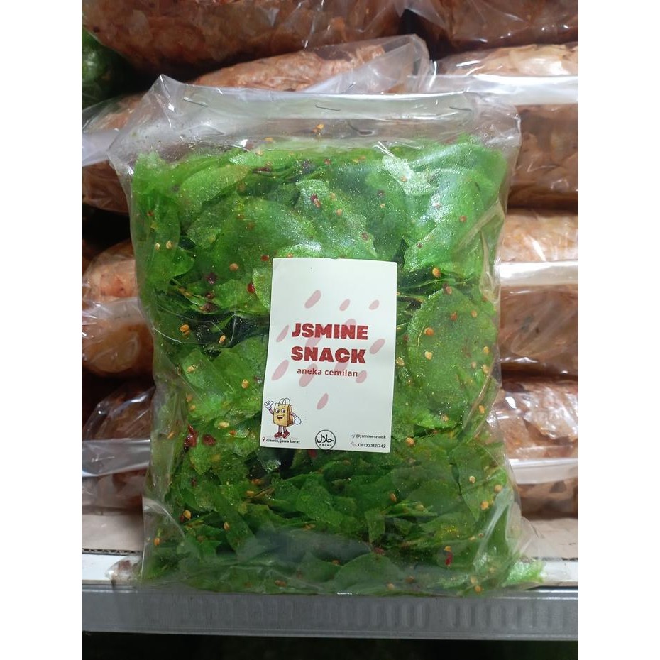 

CCF JS 500G KERIPIK KACA Wangi Daun Jeruk Varian Rasa - Original, Cabe Merah, Cabe Ijo, Rumput Laut Food Snack Kripik Kripca Asin Pedas