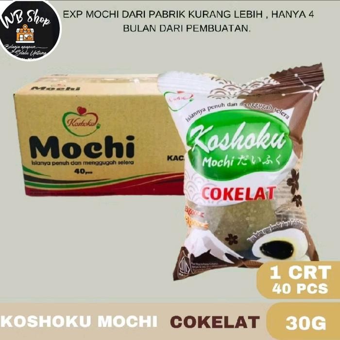 

Ccf Mochi Koshoku 1 Box Isi 50 Pcs Cemilan Chocolate Snack Food