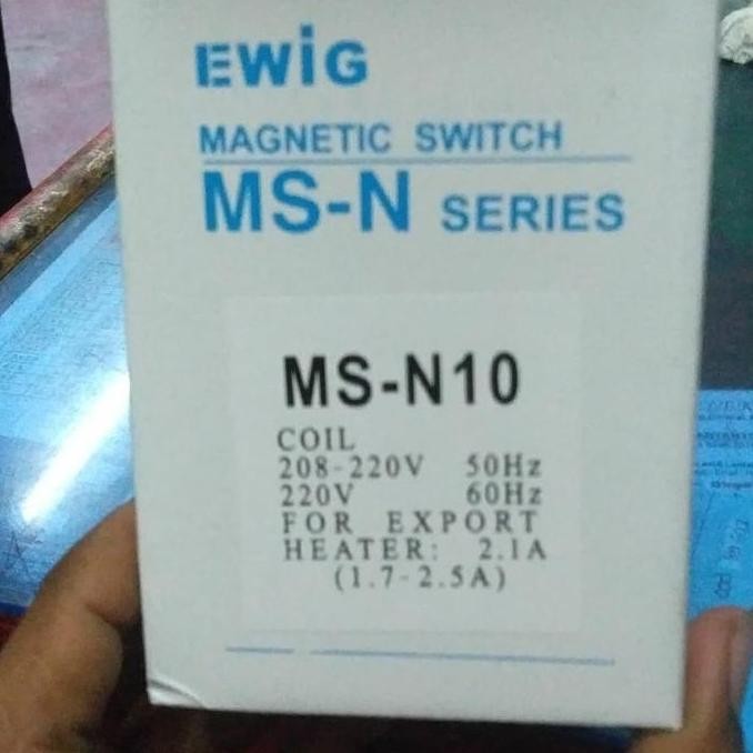 TERMURAH - MAGNETIC STARTER SOFT STARTER DOL MSN10 MS-N10 EWIG
