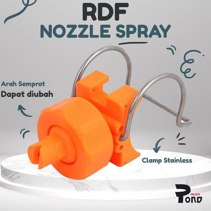 Tersedia Nozzle Filter RDF Spray Rotary Drum Filter Kolam Ikan Efisien