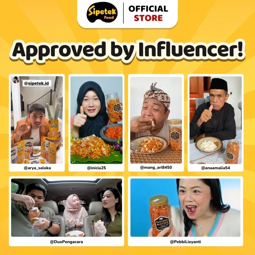 

[Spesial Lauk Kenyang] Paket 10Pcs + Bonus 1Pcs Lauk Praktis Best Seller Sipetek Terbaru