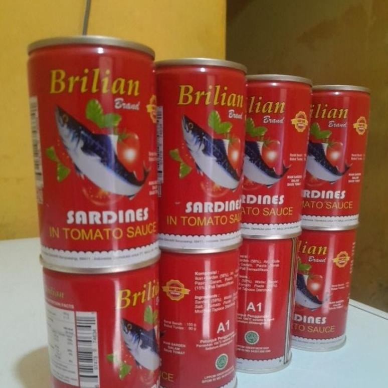 

Sarden Brilian 155Gr Paket 8 Kaleng Exp 2028 Terbaru