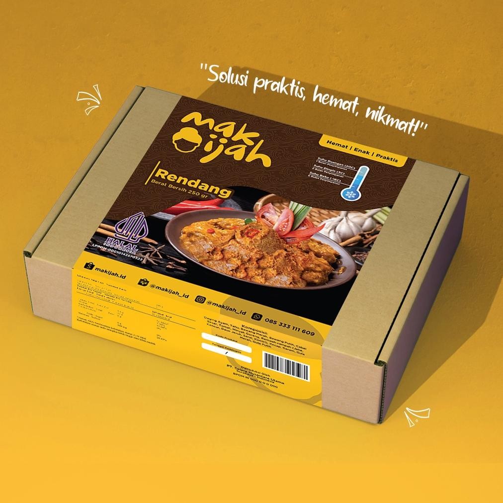

Rendang Padang Daging Sapi Premium Siap Makan Makijah Praktis Hemat Nikmat Halal Tanpa Pengawet Terbaru