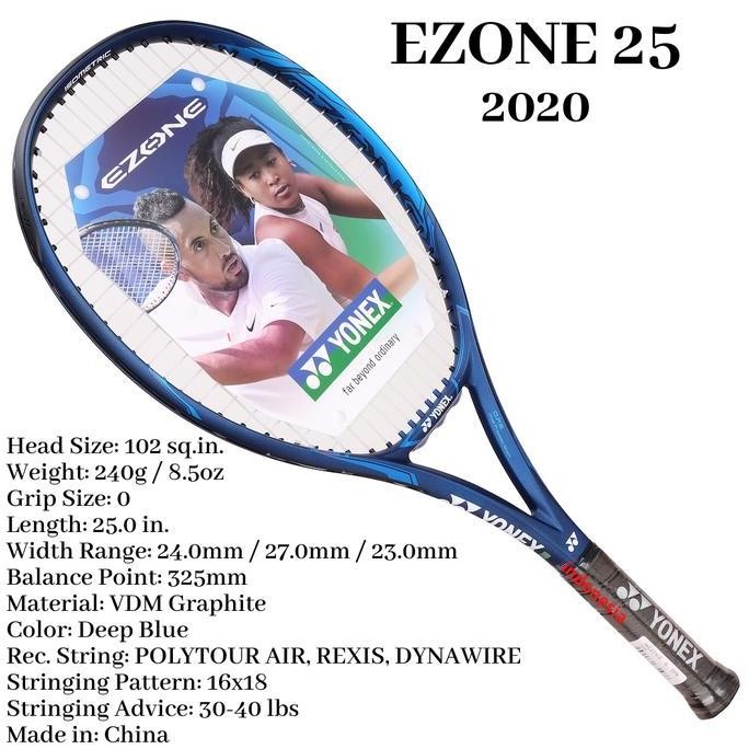 Terlaris Yonex EZONE 25 240g Deep blue 2020 - raket tenis Best seller